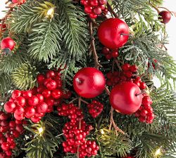 Faux Lit Mixed Berry Tree