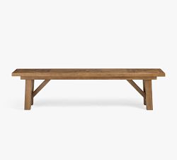 Reclaimed Parquet Dining Bench (72&quot;)