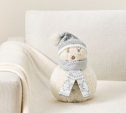 Arlene the Snowman Shaped Pillow
