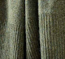 Bold Border Knit Throw