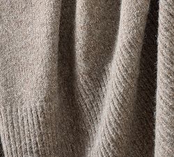 Bold Border Knit Throw