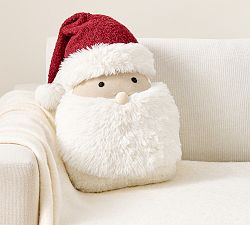 Santa Face Shaped Pillow
