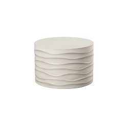 Open Box: Jen Round Outdoor Coffee Table, Small - 23.6&quot;W - Cream