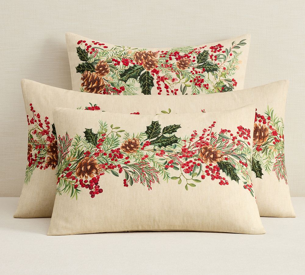Holly Berry Wreath Sham