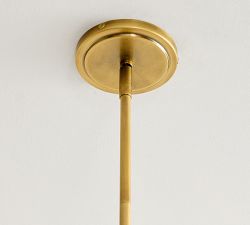 Olivia Glass Star Pendant (13")