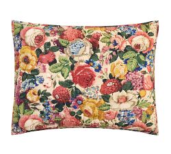 Lorain Multi Floral Embroidered Reversible Quilted Shams