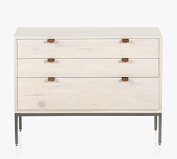 Open Box: Graham 36&quot;; 3-Drawer Nightstand - Dove Poplar