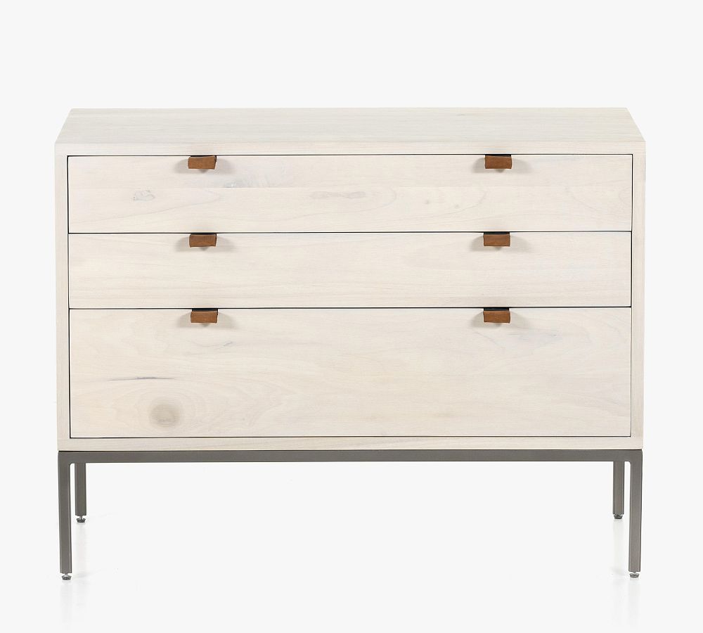 Open Box: Graham 36&quot;; 3-Drawer Nightstand - Dove Poplar