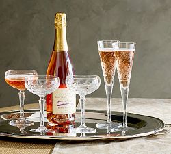 Antique Cut Coupe Glasses