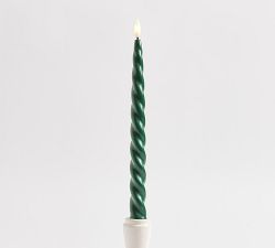 Flameless Spiral Taper Candle
