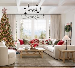 Farmhouse Trestle Rectangular Side Table (24")