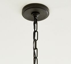 Lucca Iron Round 2-Tier Chandelier (48")