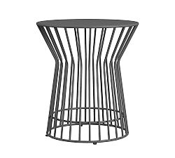 Open Box: Gatlin Outdoor Metal Side Table, Charcoal