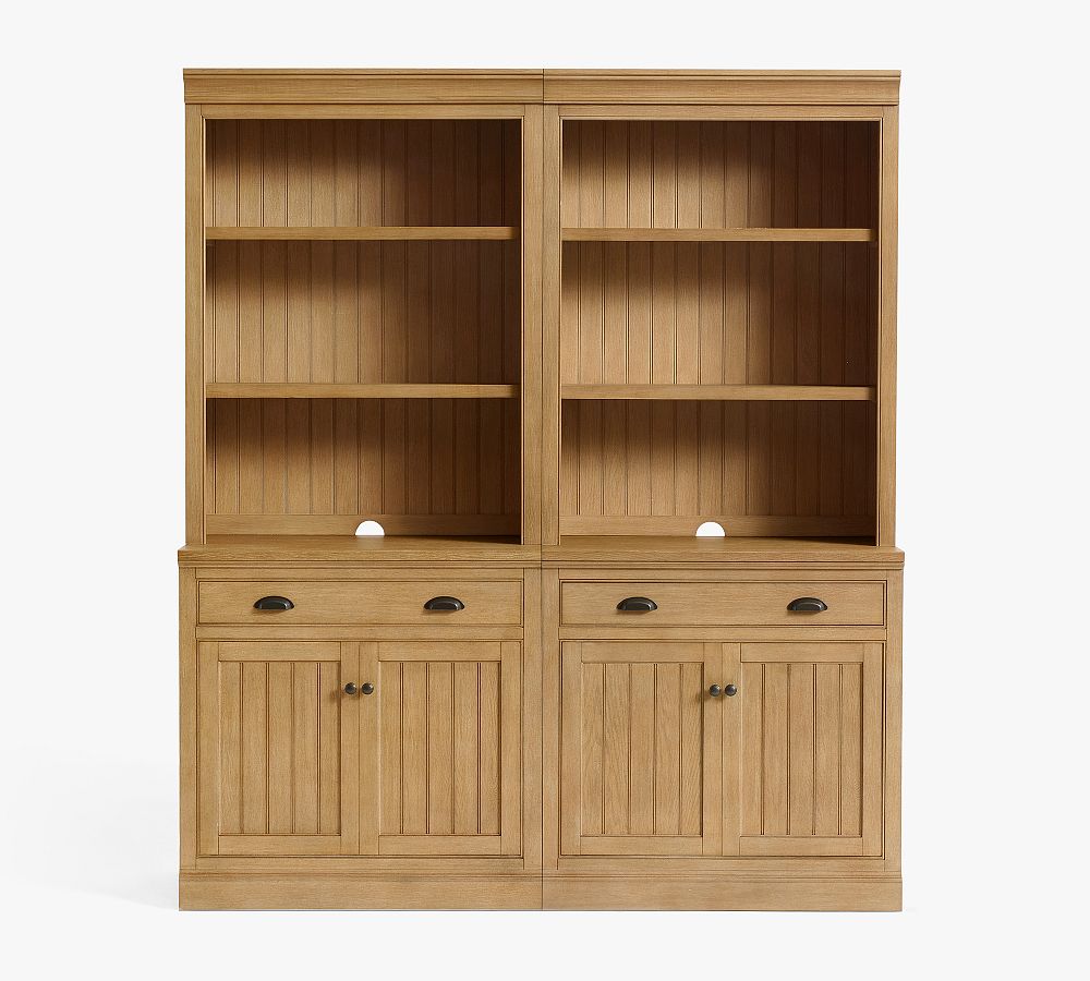 Aubrey Storage Shelf with Cabinet (36"- 72") - Seadrift