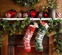 Decorative Red Ornaments - Set of 3