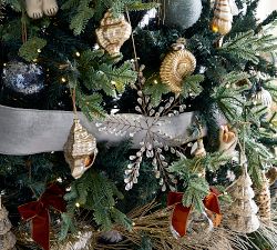 Bejeweled Snowflake Mixed Ornaments - Set of 4