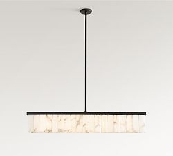 Windham Alabaster Linear Chandelier (49&quot;)