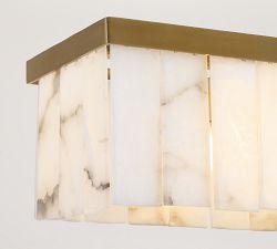 Windham Alabaster Linear Chandelier (49&quot;)