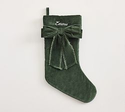 Classic Velvet Bow Stockings