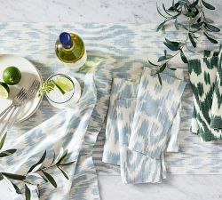 Ava Ikat Organic Cotton Table Runner