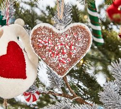 Gingerbread Heart Cookie Ornament