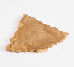 Teak Wood Tree Cheese Board