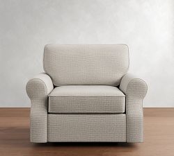Fremont Roll Arm Swivel Chair