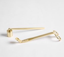 Brass Candle Accessories - Set Of 2
