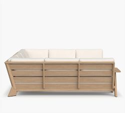 Modern Farmhouse 3-Piece Outdoor Sectional (128")