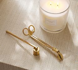 Brass Candle Accessories - Set Of 2