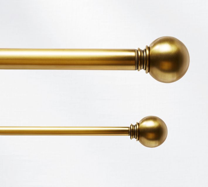Double Scroll Finial - Antique Brass, 3 Inch Height, 1/4-27 Thread - View #10