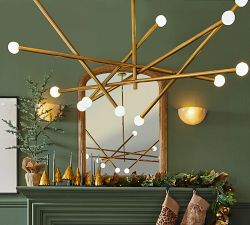 Reign Milk Glass Chandelier (55")