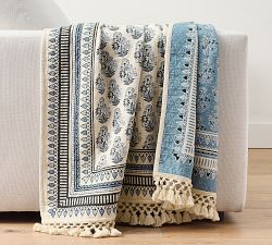 Jacquard Cotton Throw