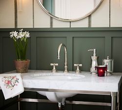 Pearson Cross Handle Widespread Bathroom Sink Faucet