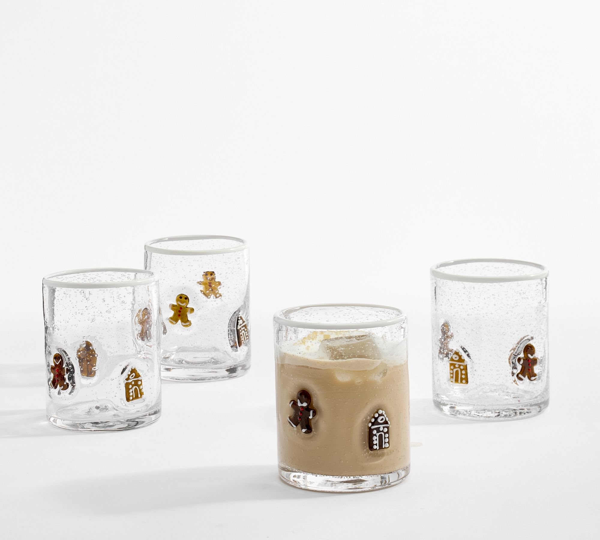 Gingerbread Icon Drinking Glasses