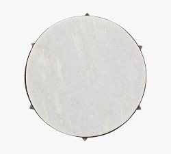 Caswell Round Marble Cocktail Table