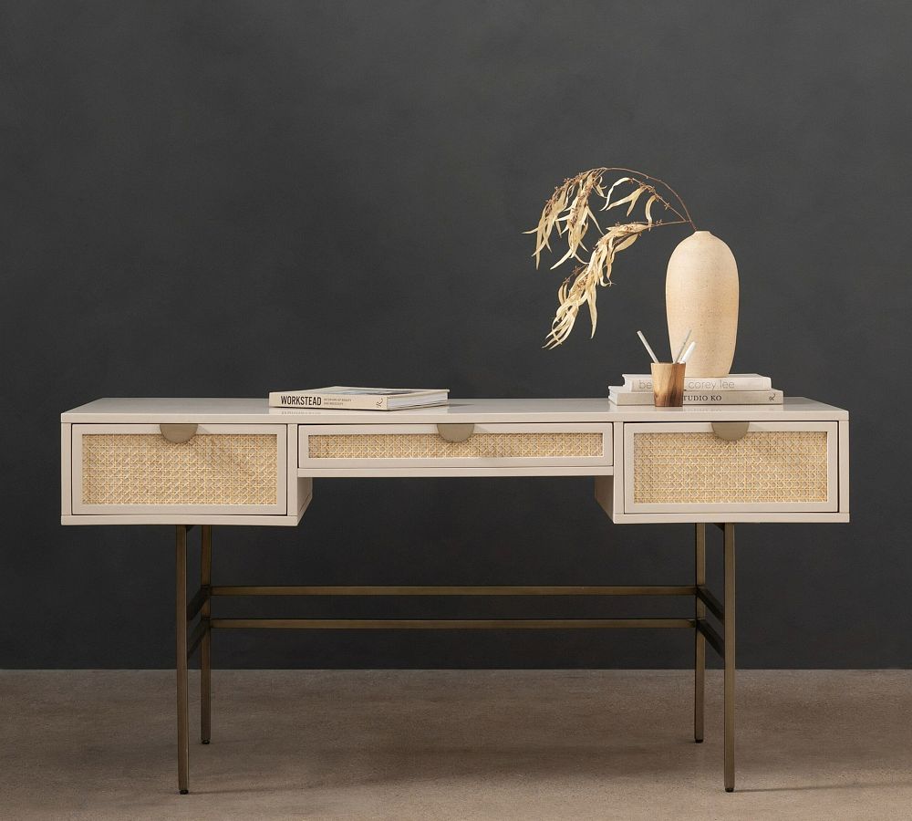 Beltan Cane Writing Desk (62&quot;)