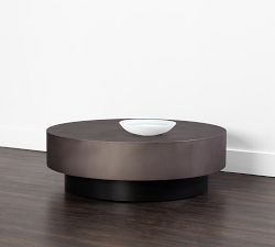Jasper Round Metal Coffee Table (43.5")