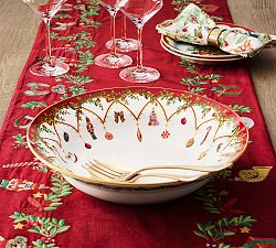 Nostalgic Christmas Icon Stoneware Serving Bowl