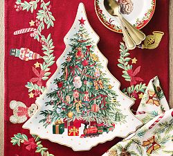 Nostalgic Christmas Icon Stoneware Serving Platter