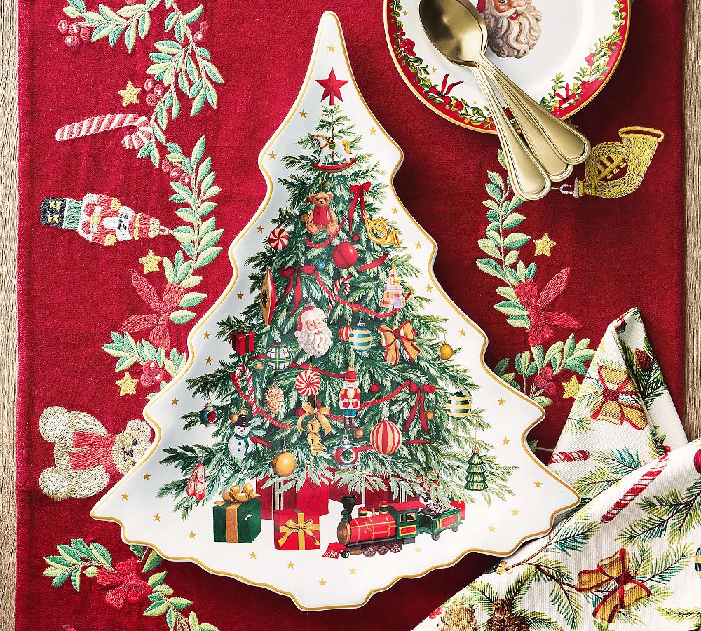 Nostalgic Christmas Icon Stoneware Serving Platter