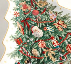Nostalgic Christmas Icon Stoneware Serving Platter