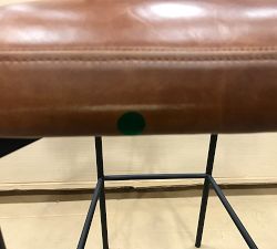 Open Box: Maison Leather Stool