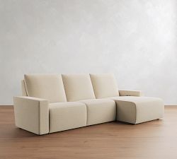 Larkspur Power Reclining Chaise Sectional - Storage Available (114&quot;-127&quot;)