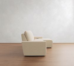 Larkspur Power Reclining Chaise Sectional - Storage Available (114&quot;-127&quot;)