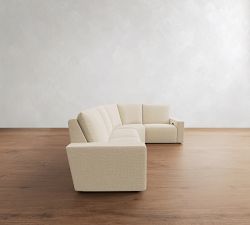 Larkspur Power Reclining Wedge Sectional - Storage Available (142&quot;-155&quot;)