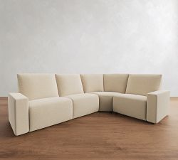 Larkspur Power Reclining Wedge Sectional - Storage Available (142&quot;-155&quot;)