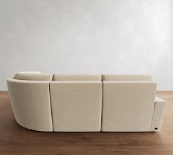 Larkspur Power Reclining Wedge Sectional - Storage Available (142&quot;-155&quot;)