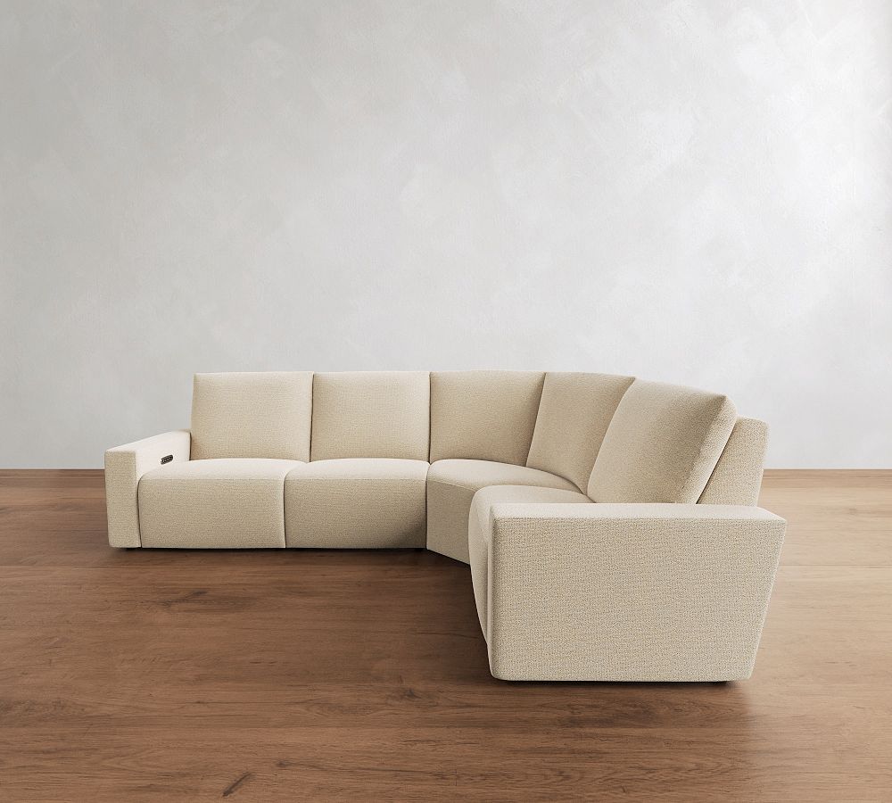 Larkspur Power Reclining Wedge Sectional - Storage Available (142&quot;-155&quot;)