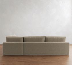 Westwood Square Arm Deep Seat Return Bumper Sectional (122&quot;-134&quot;)